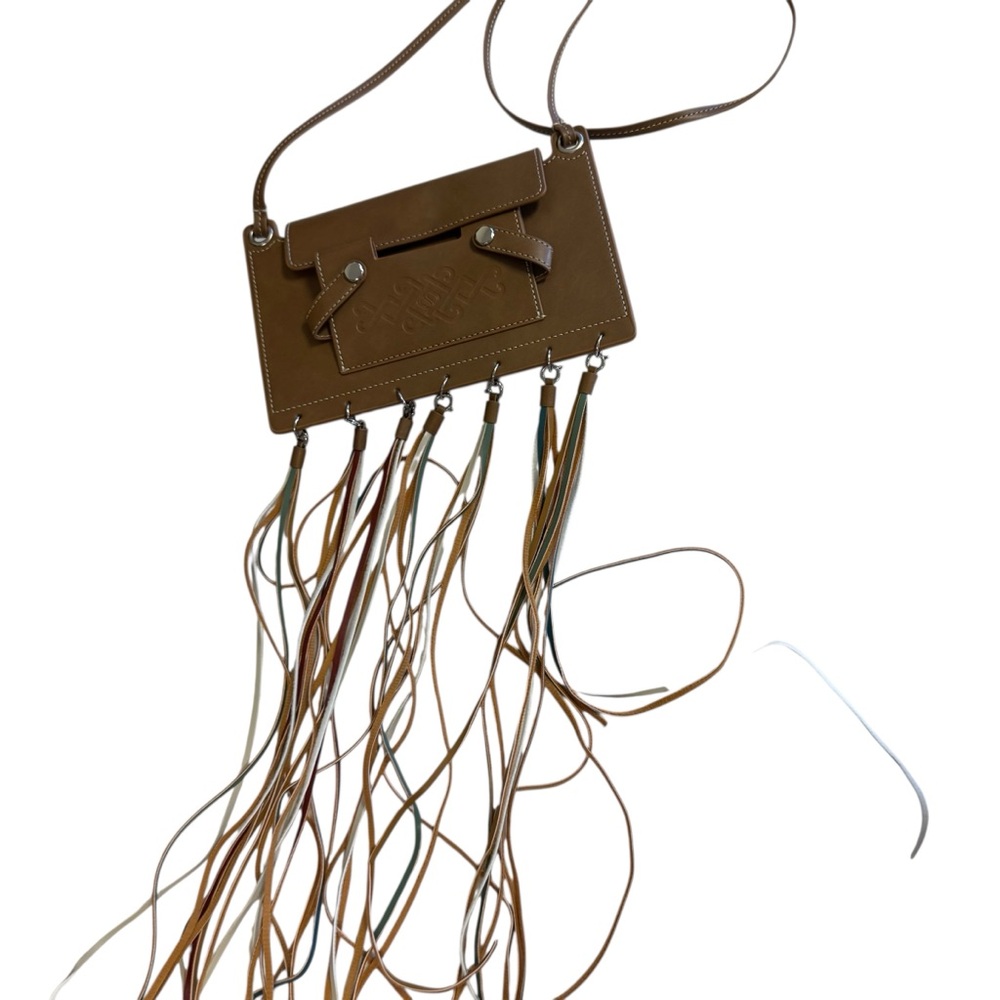 Brown Fringe Crossbody Bag - Picture 2 of 8